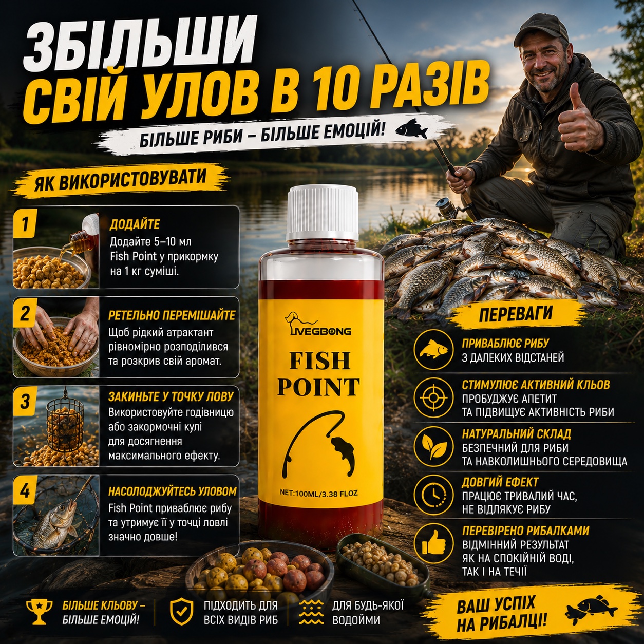 Як використовувати Fish Point